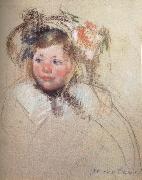 Mary Cassatt Sarah wearing the hat and seeing left oil painting artist